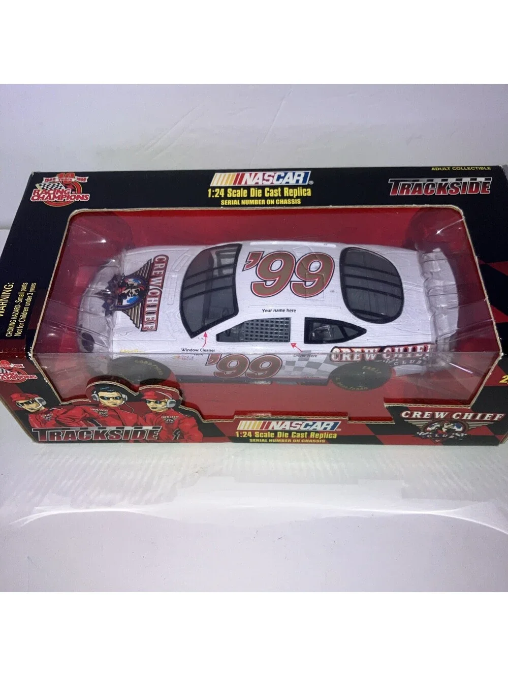 VINTAGE 1999 Racing Champions Trackside Crew Chief Club 1:24 Scale Die Cast NEW